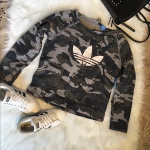 Adidas Camo Sweatshirt